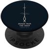 Grace And Glory Studio Salmo di pesca cristiana minima 18:16 Messaggio di fede PopSockets PopGrip Adesivo