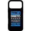 Diabetes Awareness Shirt Diabetic Gifts Custodia per iPhone 17 Pro Max Diabete di tipo 2 Consapevolezza del diabete guerriero T2D