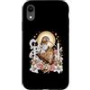 Catholic Core Catholiccore Aesthetic Got Custodia per iPhone XR Kiwi Uccello Coquette Cristiano Religioso Arco Floreale Rose Stella