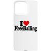 FREE BALLING COMMANDO APPAREL Custodia per iPhone 15 Pro Max I LOVE HEART FREE BALLING FREEBALLING NO INTIMO COMANDO