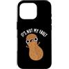 Punny Bone Custodia per iPhone 16 Pro It's Nut My Fault Divertente gioco di parole con arachidi