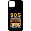 90s Hip Hop Gifts Custodia per iPhone 14 Plus Anni '90 Il decennio Hip Hop esploso Anni '90 Hip Hop