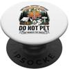 Do Not Pet Husband Men's Funny Emotional Do Not Pet Festa del papà Papà Divertente Supporto emotivo Marito PopSockets PopGrip Adesivo