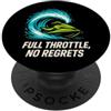 Full Throttle Jet Ski Racing Pro Water S Jet Ski Racer Watercraft PWC Competizione Velocità Drift Race PopSockets PopGrip Adesivo