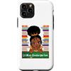 Shopp Custodia per iPhone 11 Pro Lil Miss Kindergarten Princess, libro per ragazze con melanina nera