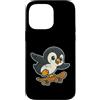penguin skater cool bird icy style skate Custodia per iPhone 14 Pro Max Pinguino Skateboard Retro Cartoon
