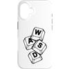 Grandio Design Funny Gamer Geek & Gaming Custodia per iPhone 16 Gaming WASD Computer Tastiera PC Gamer Move Keys