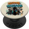 Jeff Hobrath Armi di Mass Percussion Graffiti Drummer Drum Set Art PopSockets PopGrip Adesivo