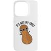 Punny Bone Custodia per iPhone 14 Pro It's Nut My Fault Divertente gioco di parole con arachidi