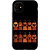 Black Women Reading Books Black History Custodia per iPhone 11 Afro Americano Amante Del Libro Lettura Libri Biblioteca Afro Capelli