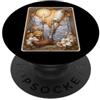 Catholic Core Catholiccore Aesthetic Got Gamba Protesi Amputato Coquette Christian Pasqua Floreale PopSockets PopGrip Adesivo