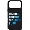 Limited Edition September 2000 Legendary Custodia per iPhone 17 Pro Max Settembre 2000 Anno 2000 Retro 2000 Vintage Edizione Limitata