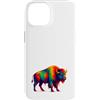 Cute Animal Apparel for Men Women Kids b Custodia per iPhone 14 Bison Buffalo Paint Drip - Zoo Favorite Animal Farm Farmer