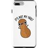 Punny Bone Custodia per iPhone 7 Plus/8 Plus It's Nut My Fault Divertente gioco di parole con arachidi