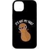 Punny Bone Custodia per iPhone 14 Plus It's Nut My Fault Divertente gioco di parole con arachidi