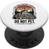Do Not Pet Husband Men's Funny Emotional Do Not Pet Festa del papà Papà Divertente Supporto emotivo Marito PopSockets PopGrip Adesivo