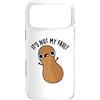 Punny Bone Custodia per iPhone 17 Pro Max It's Nut My Fault Divertente gioco di parole con arachidi