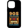 90s Hip Hop Gifts Custodia per iPhone 14 Pro Max Anni '90 Il decennio Hip Hop esploso Anni '90 Hip Hop
