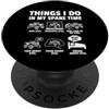 ATV Four Wheeler Adventure Life Cose che faccio tempo libero ATV Rider Design PopSockets PopGrip Adesivo