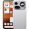 Nothing Phone (4a) Pro - Tripla Fotocamera 50MP, Ultra Zoom 140x, Smartphone Unibody in Metallo, Batteria Lunga Durata, Ricarica Rapida 50W, AMOLED 144Hz, Glyph Bar, 12GB+256GB - Argento