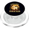 Coton De Tulear Dog Mom & Women Pet Stud Just A Girl Who Loves Her Coton De Tulear Dog Mom Citazione PopSockets PopGrip per MagSafe