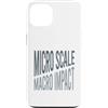 Whyitsme Design Custodia per iPhone 13 Microbiologia Micro scala, impatto macro