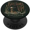 Duck Days Vintage Anatra Caccia Bottoms Up Palude Alba Umorismo PopSockets PopGrip Adesivo
