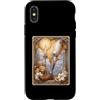 Catholic Core Catholiccore Aesthetic Got Custodia per iPhone X/XS Gamba Protesi Amputato Coquette Christian Pasqua Floreale