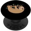 Sloth two-fingered hanging animal lazy R Bradipo agghiacciante sul ramo pigro Natura PopSockets PopGrip Adesivo