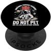 Do Not Pet Husband Men's Funny Emotional Do Not Pet Festa del papà Papà Divertente Supporto emotivo Marito PopSockets PopGrip Adesivo