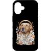 Catholic Core Catholiccore Aesthetic Got Custodia per iPhone 16 Labrador Lab Coquette Christian Religious Bow Candele Stelle
