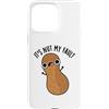 Punny Bone Custodia per iPhone 15 Pro Max It's Nut My Fault Divertente gioco di parole con arachidi