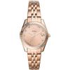 Fossil Orologio Scarlette da donna, 32 mm, movimento al quarzo con data a tre lancette e cinturino in acciaio inossidabile, 32 mm, Tono rosato e oro