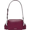 Calvin Klein Donna Borsa a Tracolla Webbing Double Strap con Tracolla, Nero (Alluring Pink), Taglia Unica