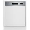 Beko BDSN15430X b300 - Lavastoviglie da incasso parzialmente integrata 60 cm, per 14 controsoffitti, 3 lavelli, 4 temperature, 5 programmi, mezza carica, apertura automatica della porta, Quick&Clean