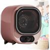 Generic Mini asciugatrice, asciugatrice portatile a condensatore ventilato da 5 kg | aria calda e fredda, doppio controllo della temperatura, asciugatura silenziosa da 35 dB, controllo timer per la casa(Pink)