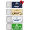THEMANCODE Profumo Solido, Colonia Solida, Regalo San Valentino per lui, Profumo Uomo con Sandalo, Vetiver, Cedro, Salvia, Confezione da 4