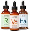 SAISZE Set Sieri Viso, Vitamina C, Retinolo e Acido Ialuronico, 3x30 ml