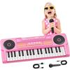 QiquBox Pianola Tastiera Musicale per Bambini 37 Tasti con Microfono