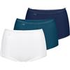 Sloggi Slip da Donna Basic+ Maxi C3p (Confezione da 3), Combinazione Blu, 52