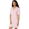 Amazon Essentials Camicia da Notte da Donna, in Misto Modal, a Maniche Corte, con Bottoni, Rosa, XS