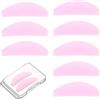 Xelsluthe Lash Lift Shields, 8 pezzi Lash Lift Pads Coreano Lash Lifting Accessori per ciglia Lifting Ultra Sottile Pad Senza Colla Rullo per Ciglia Permanente Laminazione Salone di Laminazione Rosa