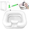 Miayical Lavacabezas Hinchable,Lavabo Inflable para el Cabello,Almohada de Champú Inflable,Champú Hinchable per Donne Incinte Allettate,Pazienti Post-operatori Traumatizzati,58 * 52 * 19 cm
