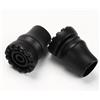 Kexpery 2Pcs Trekking Pole Tip Protector 16/20/22mm Walking Cane Tips Pad Antiscivolo Walking Pole Punte di Ricambio Canna Stampella Accessori