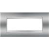 Gewiss GW16206MC Chorus Lux Placca, 6 Posti, Cromo