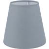 Sinta 5.5 inch E14/E27 Paralumi per Lampade Tessuto Piccolo Paralumi Lampadari Lampadario e Lampada a Muro,Grigio