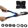 ieLsngai 10T - Pinza idraulica per pressa a V, con ganasce a sgancio rapido V12-14-15-16-18-22-28, pinza idraulica professionale per tubo di rame