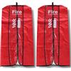 ISOP 2 coperture per estintore di piccole dimensioni - Protezione contro polvere, graffi, custodia trasparente per estintore impermeabile e resistente alle intemperie - Per estintori fino a 5 kg