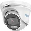 HiLook by Hikvision THC-T159-M ColorVu 5MP 3k 4-in-1TVI mini telecamera a torretta IR 20m - Bianco (2,8 mm)