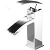 Xcel Home Orion - Miscelatore per lavabo in ottone con scarico, design elegante, finitura cromata, facile installazione, ideale per bagni moderni